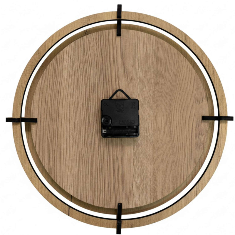 A wall clock that combines minimalist numbers and the harmony of meadow grass, perfect for the living room.
