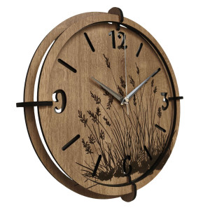 Wooden wall clock with minimalist design for every home 2