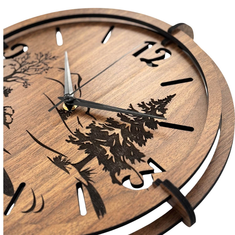 Natural design brings peace and a harmonious atmosphere to the space.