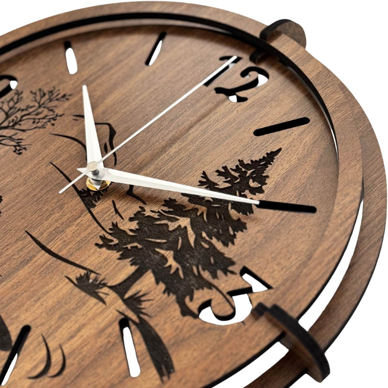 Natural design brings peace and a harmonious atmosphere to the space.