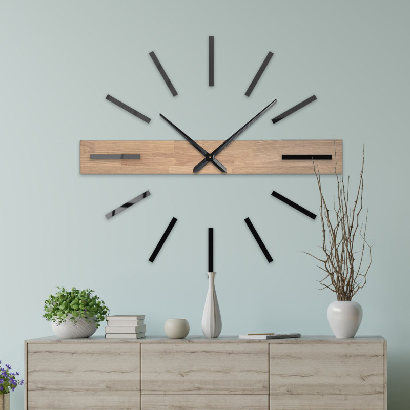 Elegant 3D clock for a modern interior