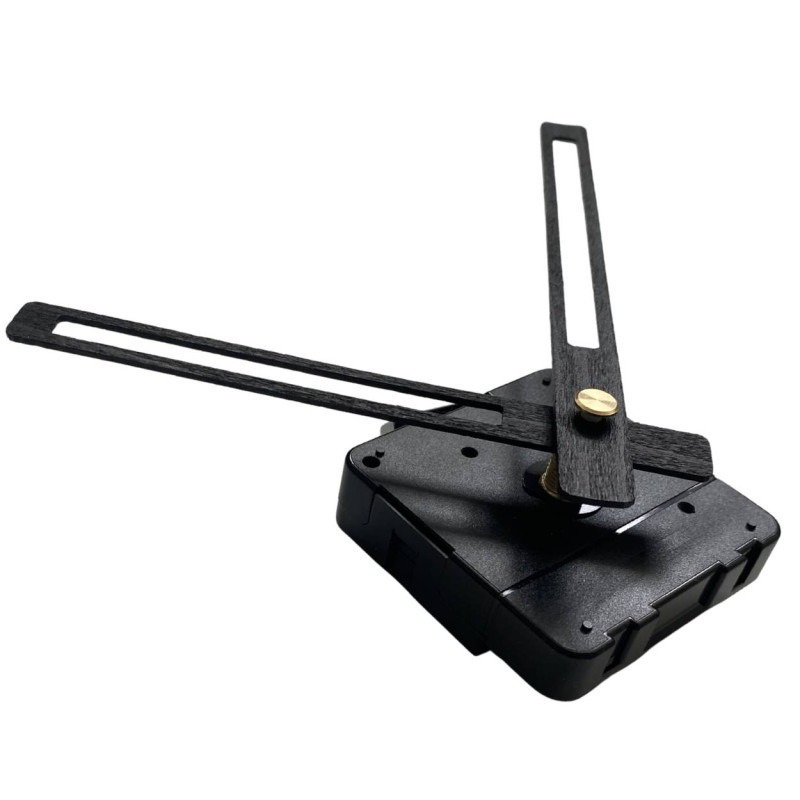 Black clock hands, ideal for replacing old clock hands.