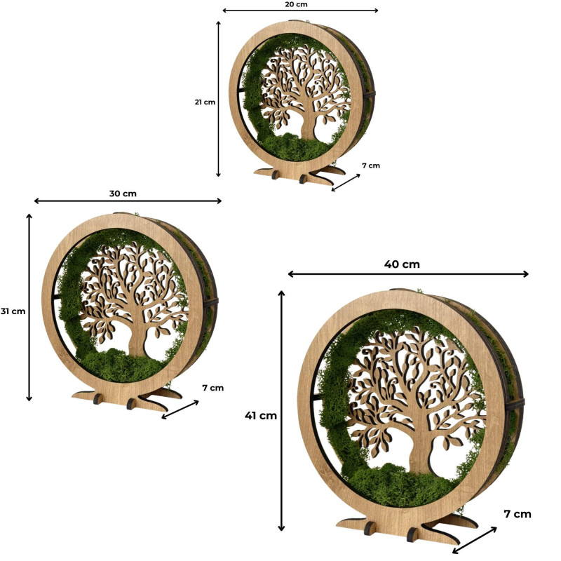 Size elegant LED decoration Tree of Life - cozy home atmosphere.