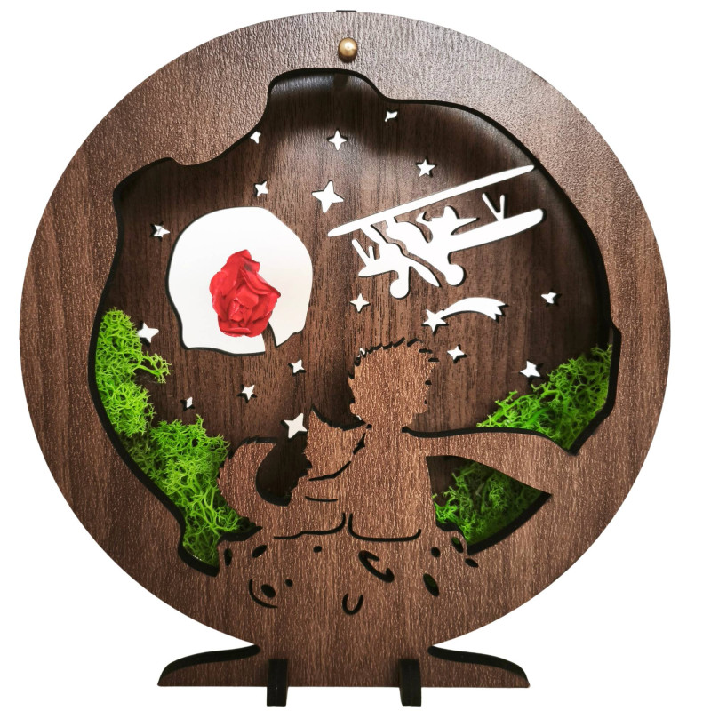 LED decoration Little Prince with airplane |...