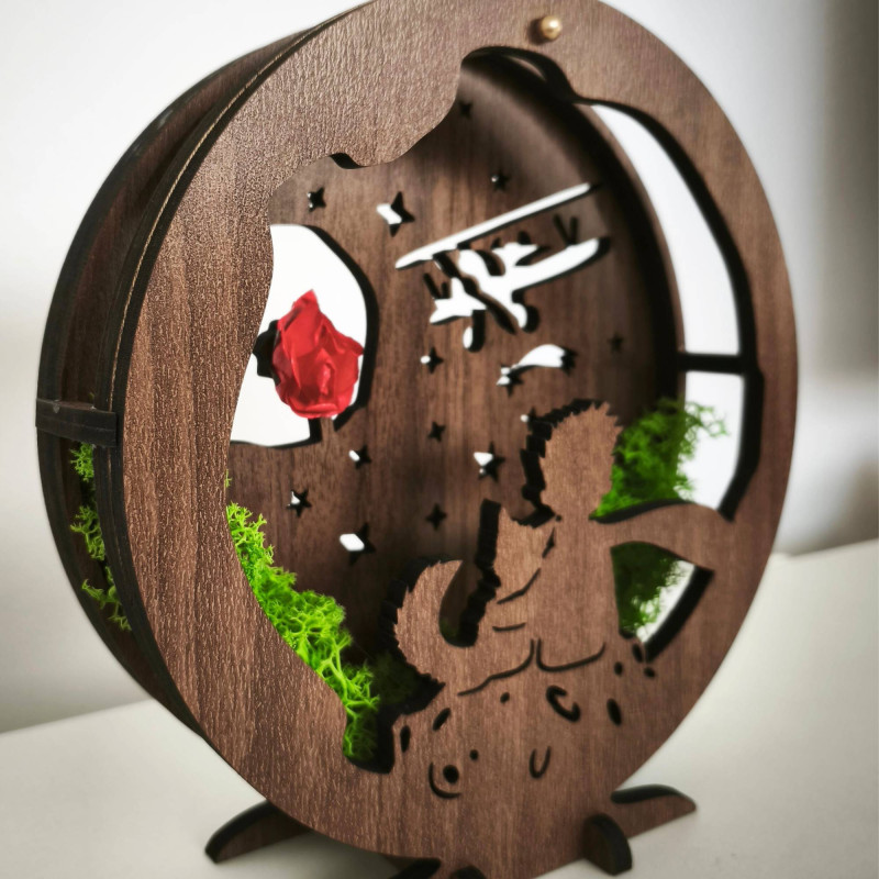 LED decoration Little Prince with airplane |...