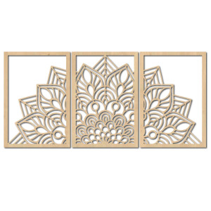 Designer mandala and tree of life clock. Give your interior a unique character. 2