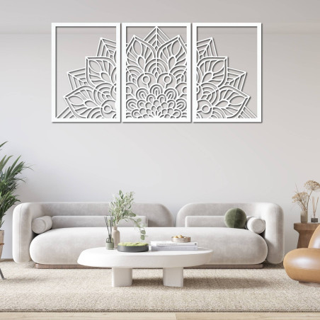 Designer mandala and tree of life clock. Give your interior a unique character.