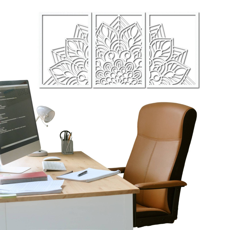 Designer mandala and tree of life clock. Give your interior a unique character.