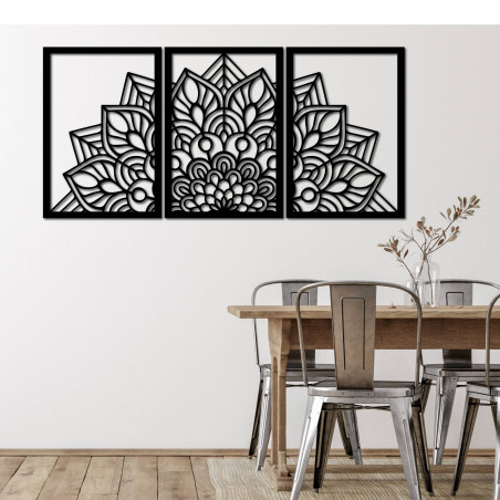 Designer mandala and tree of life clock. Give your interior a unique character.