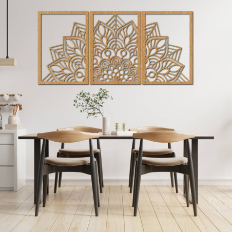 Designer mandala and tree of life clock. Give your interior a unique character.