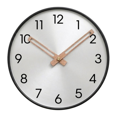 copy of Black wooden clock hands made of beech veneer