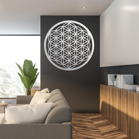 Wooden wall decoration Flower of Life sacred geometry mandala | FOGO