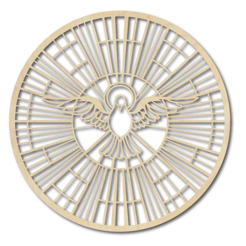 Messenger of Peace: Artistic decoration with the motif of the Holy Spirit