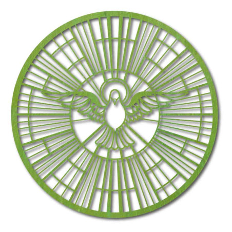 Messenger of Peace: Artistic decoration with the motif of the Holy Spirit