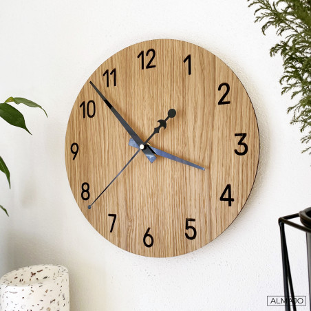 Wooden clock for the living room | MOTREAL