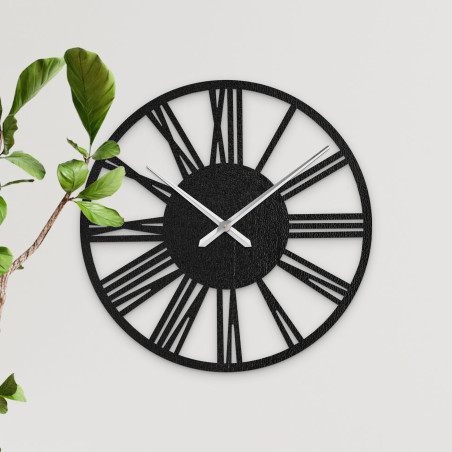 Minimalist wall clock, large diameter, modern home accessory