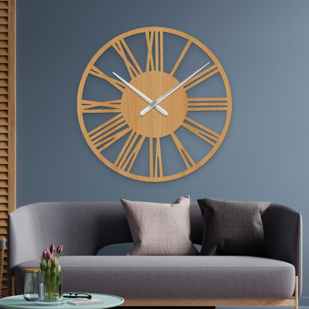 Minimalist wall clock, large diameter, modern home accessory