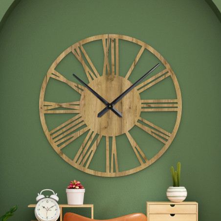 Minimalist wall clock, large diameter, modern home accessory