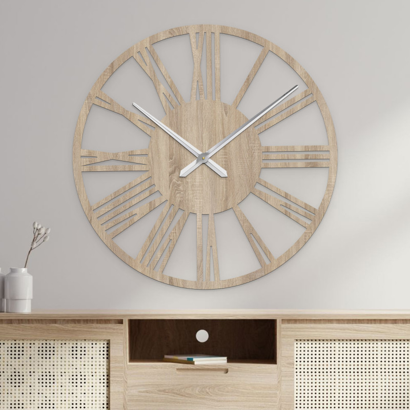 Minimalist wall clock, large diameter, modern home accessory