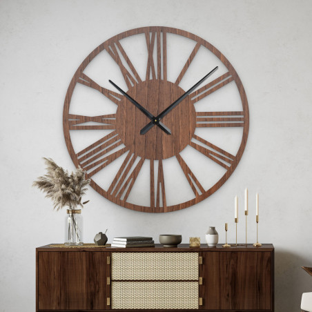 Minimalist wall clock, large diameter, modern home accessory