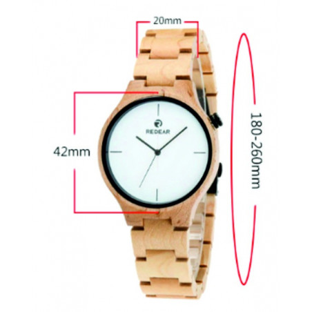 READER wristwatch made of wood. Ladies and men's watches.