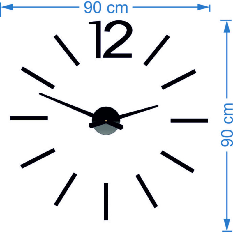 Modern wall clock - DIY 3D EXPQZ
