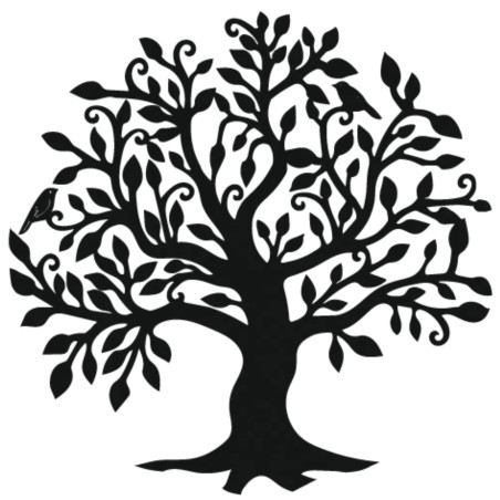 The wooden tree of life wall decoration symbolizes growth, harmony and connection with nature, creating peace in your home.