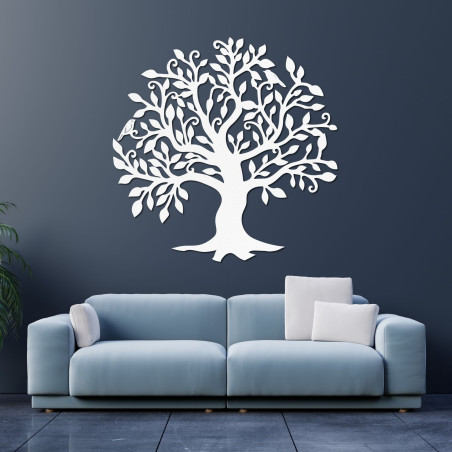The wooden tree of life is more than just a stylish wall decoration