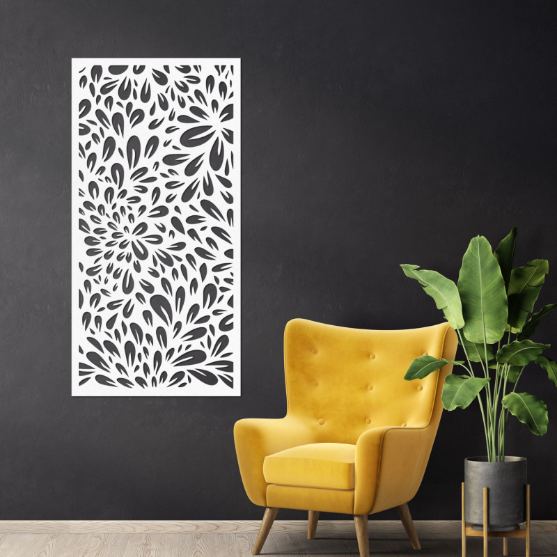 A leaf-themed painting brings the symbolism of growth and natural balance to your home.