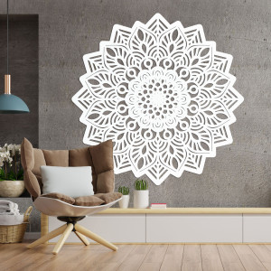 Carved wooden wall decoration mandala sun - SOLIS 2