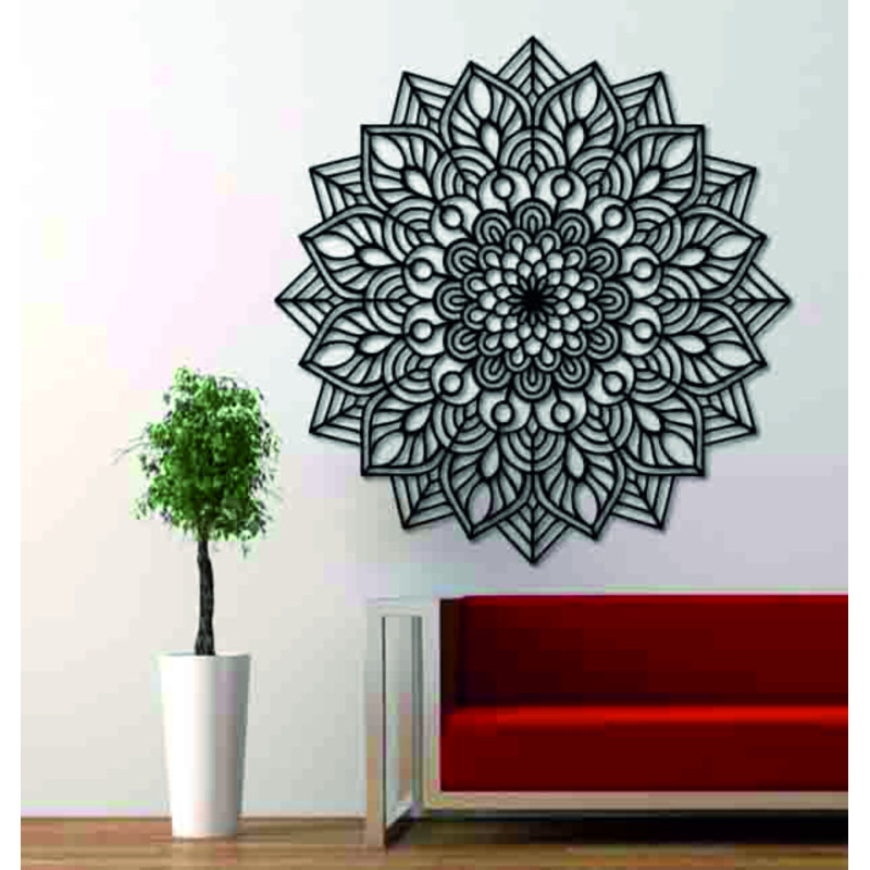 Wooden mandala on the wall - LAFET
