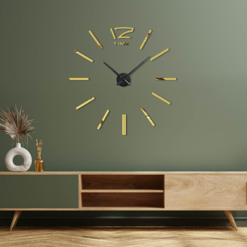 Adhesive mirror wall clock - PROFIE