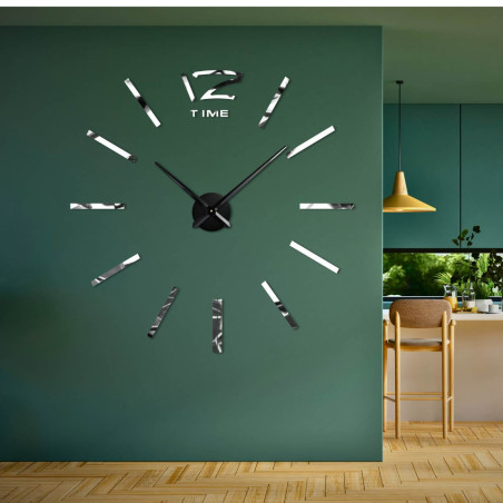 Adhesive mirror wall clock - PROFIE