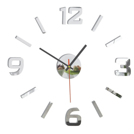 Acrylic 3D wall clock – 3D effect, no drilling