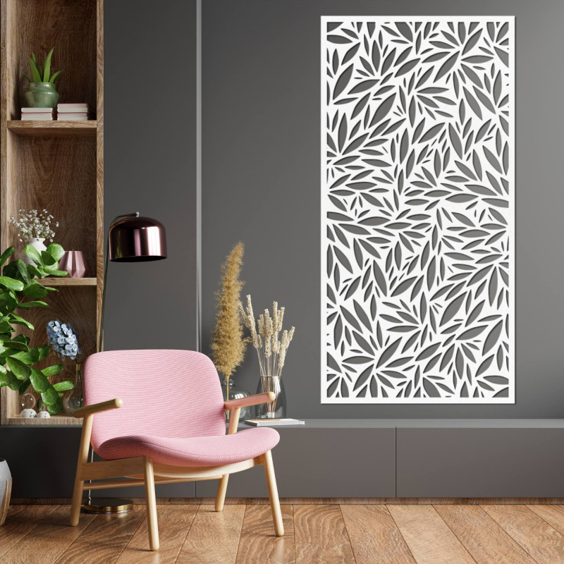 Wooden leaf painting for harmony and peace in your home