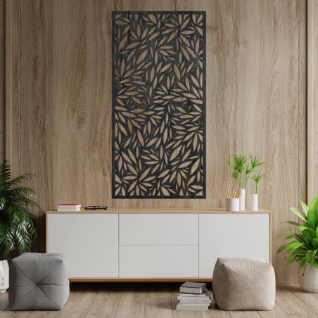 Wooden leaf painting for harmony and peace in your home