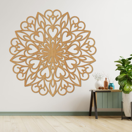 Mandala Wooden Wall Decoration