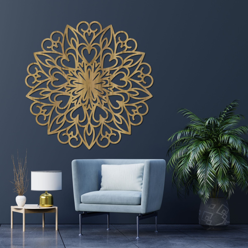 Mandala Wooden Wall Decoration