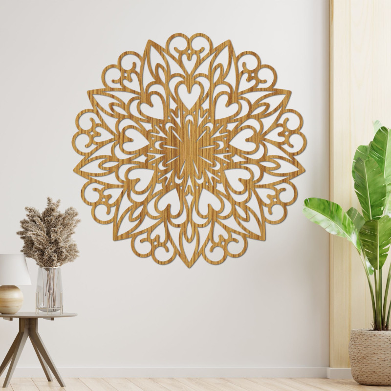 Mandala Wooden Wall Decoration