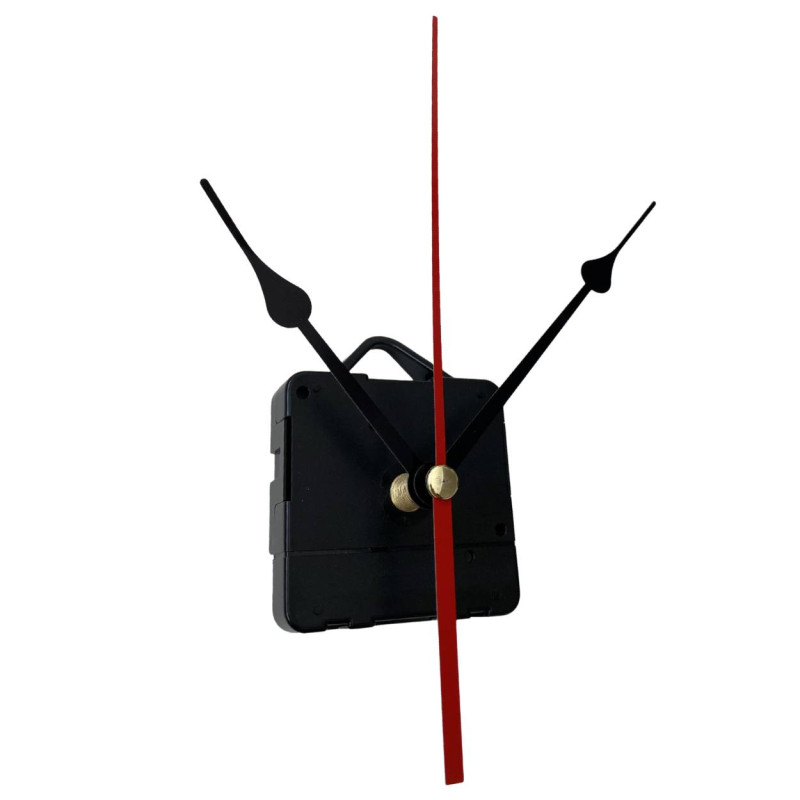 Modern black teardrop-shaped clock hands made of lightweight and durable aluminum.