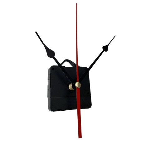 Modern black teardrop-shaped clock hands made of lightweight and durable aluminum.