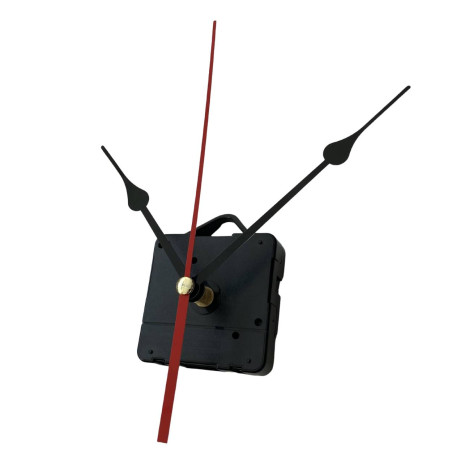 Black teardrop clock hands for creative DIY clocks and modern interiors.