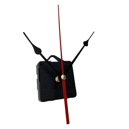 Black aluminum clock hands - teardrop design 11.5 / 8.5 cm