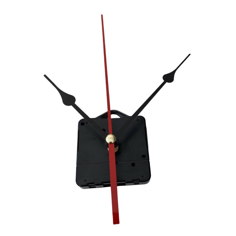 Black aluminum clock hands - teardrop design...