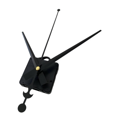 Black anchor clock hands for a clean and bold look.