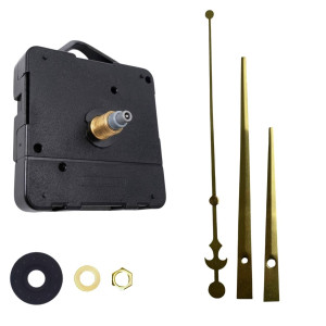 Minimalist gold hands made of lightweight aluminum with an iconic anchor detail for a stylish wall clock. 2