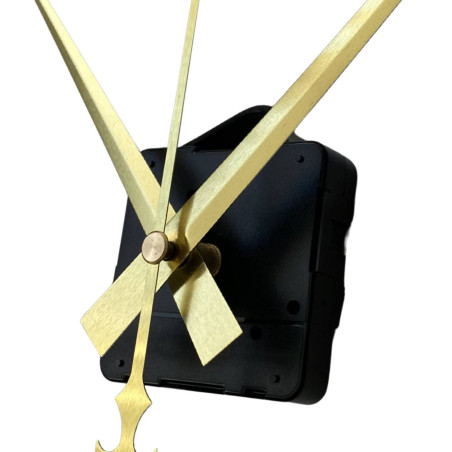 Gold anchor clock hands for a clean, bright and premium look.