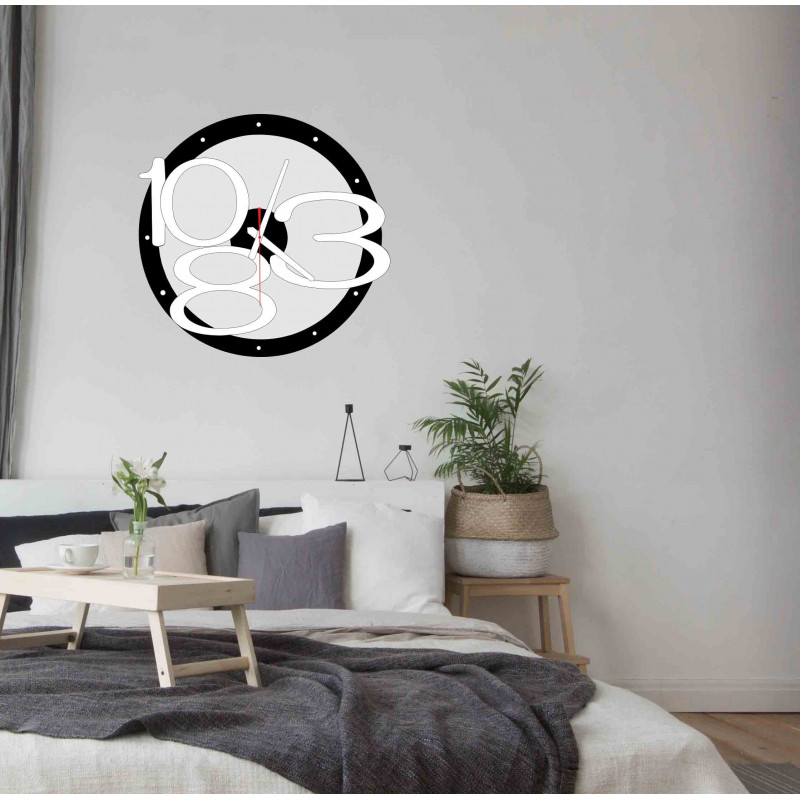 Design wall clock for the living room, kitchen, children's room. Wall clock as a gift.