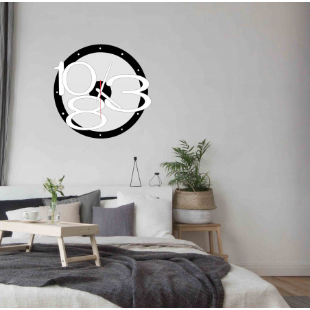 Design wall clock for the living room, kitchen, children's room. Wall clock as a gift.