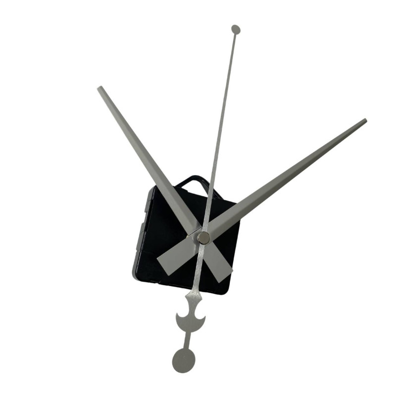 Silent clock hands for elegant, unobtrusive and modern living.